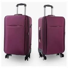 Trendy Polister Trolley Bags & Luggage Bags for Travel & Tours MEDIUM (24inch) Purpel