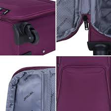 Trendy Polister Trolley Bags & Luggage Bags for Travel & Tours MEDIUM (24inch) Purpel